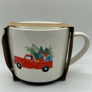 ☕️ NEW Mug - “Tis the Season” Festive Red Truck